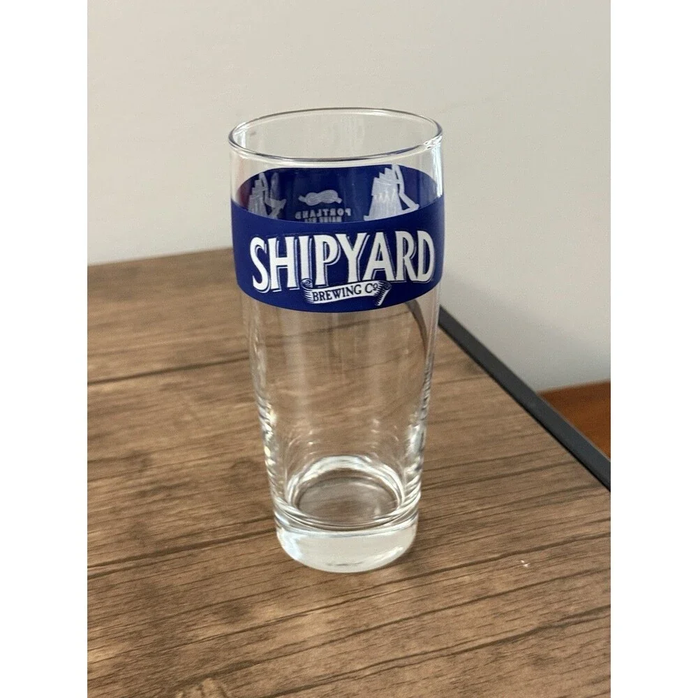 Shipyard Brewing Co. Beer Glass Portland Maine | Set Of 3 | Pumpkin head